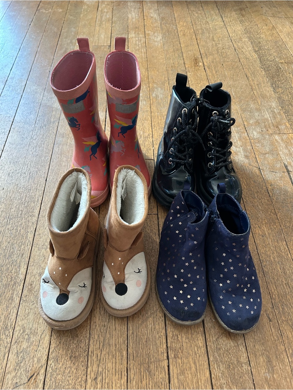 Lot of 4 pairs of Toddler 10T boots